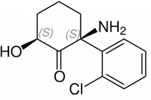 (2S,6S)-хидроксиноркетамин. Credit: Jü (CC BY-SA 4.0)